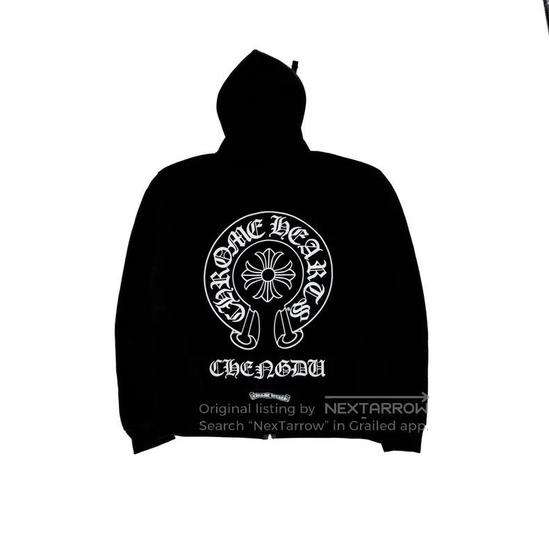 CHROME HEARTS Size XS Zipper hoodie