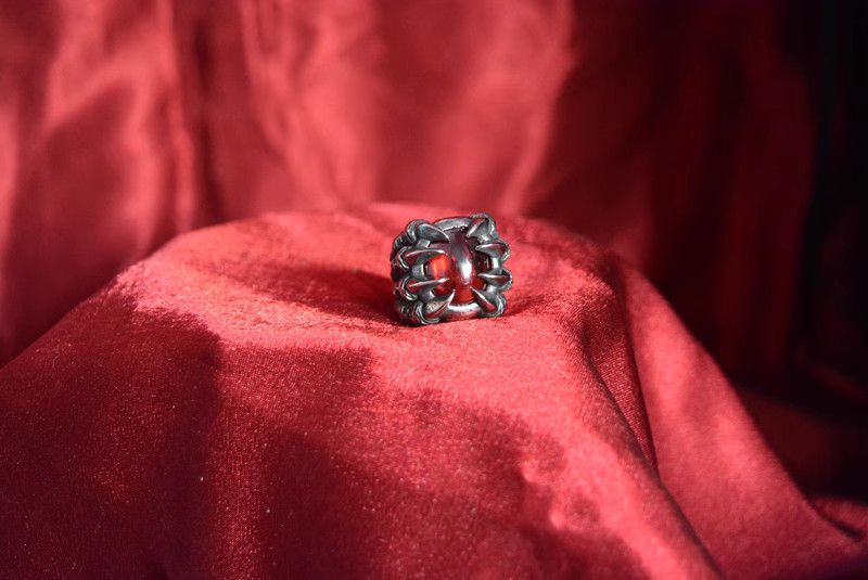 Jewelry Skull Crazy Jewelry Rings Open Size Chrome Ring (Size 7-13) Size ONE SIZE - 3 Thumbnail