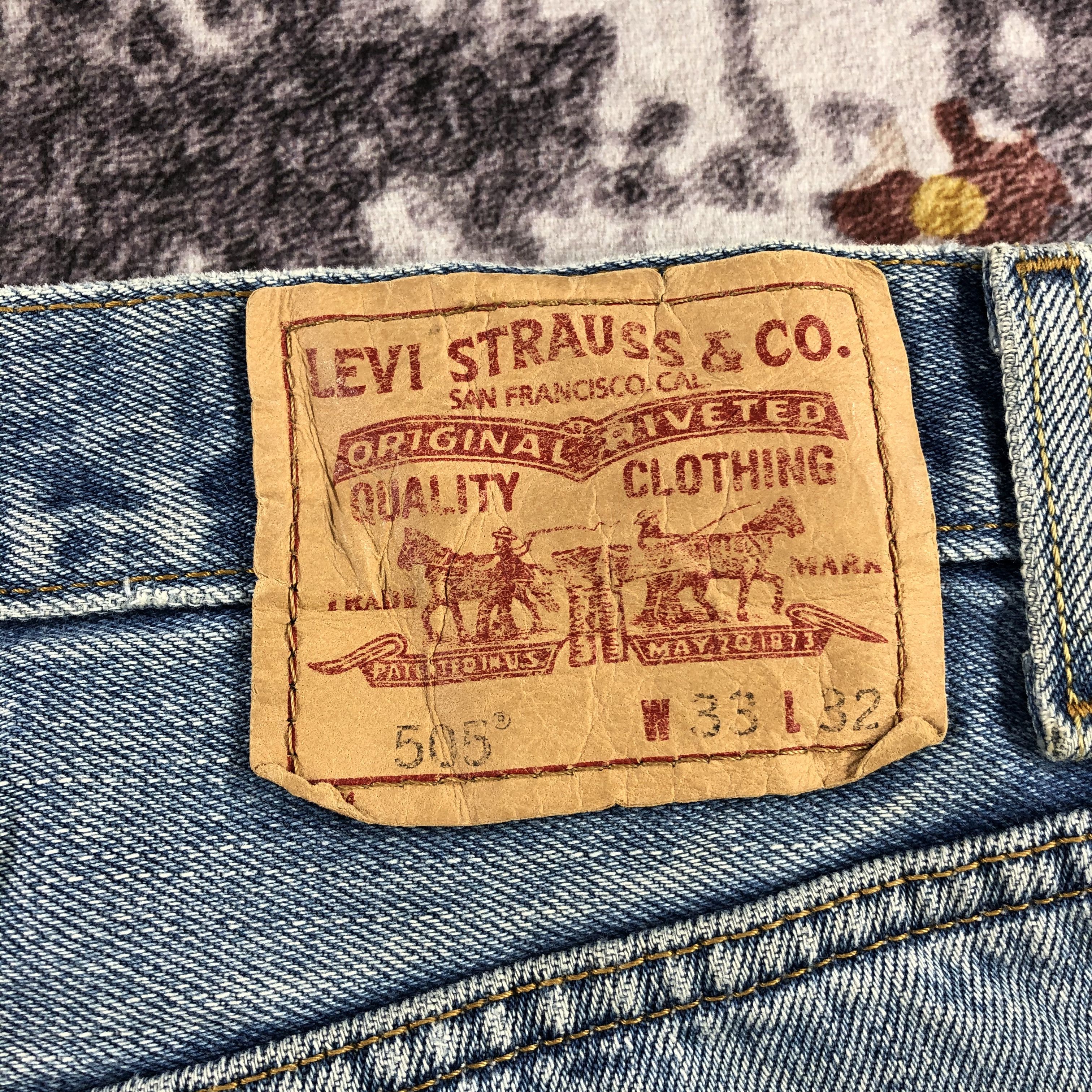 Levi's × Vintage Vintage Blue Wash Levis 505 Jeans-JM2940 Size US 32 / EU 48 - 9 Thumbnail