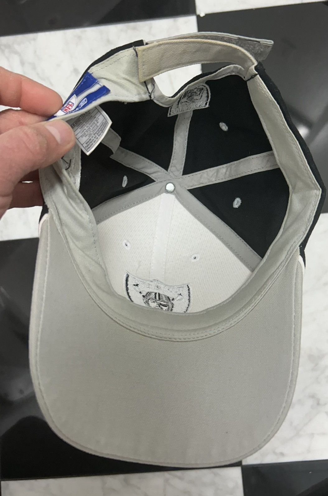 Reebok × Vintage Vintage Raiders hat adjustable Size ONE SIZE - 4 Thumbnail