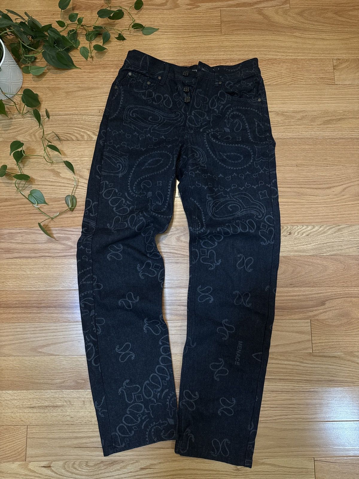Menace Menace LA paisley denim Size US 28 / EU 44 - 1 Thumbnail