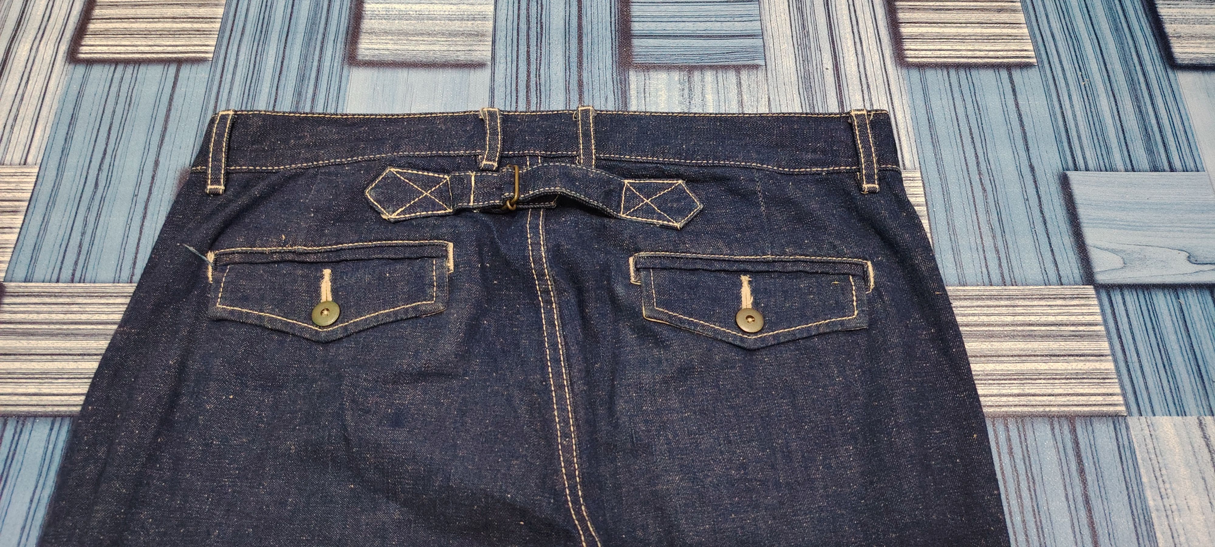 Japanese Brand Rare!!! Japanese Grand global jeans With buckle Size US 32 / EU 48 - 13 Thumbnail