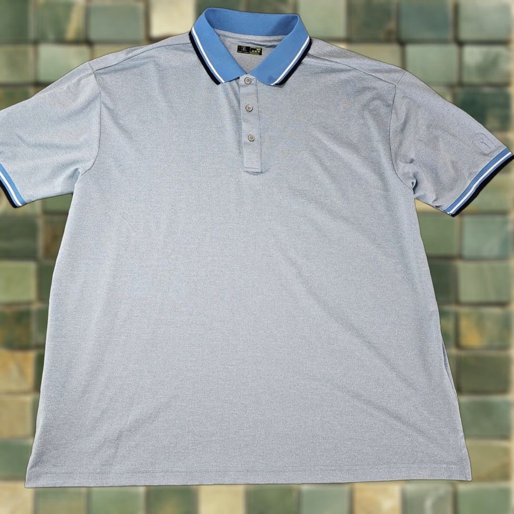 PGA Tour PGA TOUR Polo Shirt Knit Sleeve Men Big 2X Blue Short Sleeve Casual Activewear Golf Stretch Shirt Polo"} Size US XXL / EU 58 / 5 - 1 Thumbnail