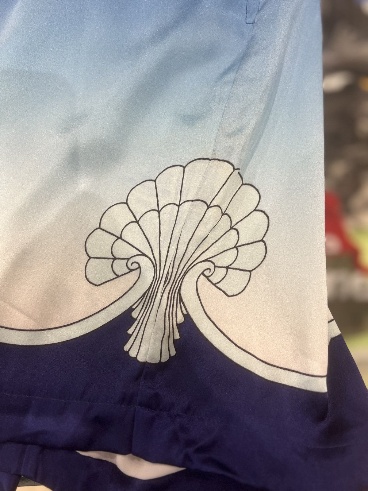 Casablanca Casablanca Place Vendome Silk Shorts Blue Gradient Size US 32 / EU 48 - 3 Thumbnail
