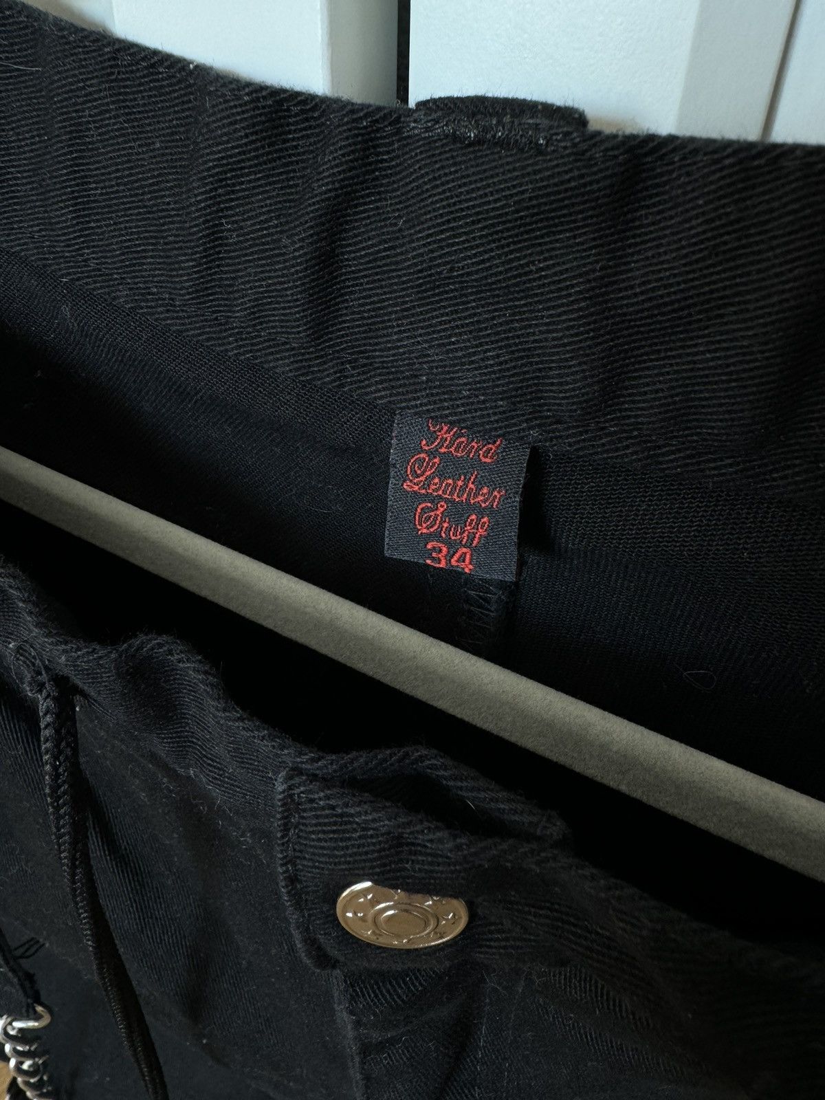 Vintage Avant Garde shorts black denim rock vintage 00s Rick style Size US 34 / EU 50 - 3 Thumbnail