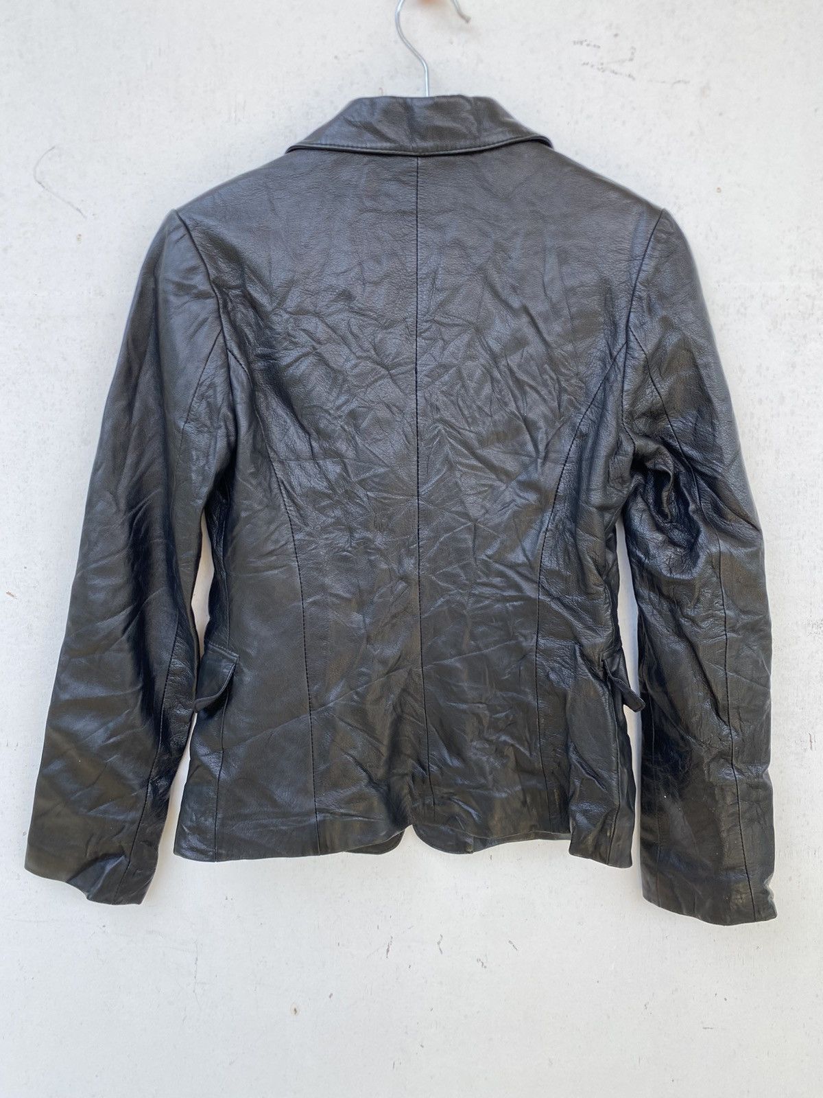 Genuine Leather City Gee Leather & Fur Blazer Jacket Size S / US 4 / IT 40 - 3 Thumbnail
