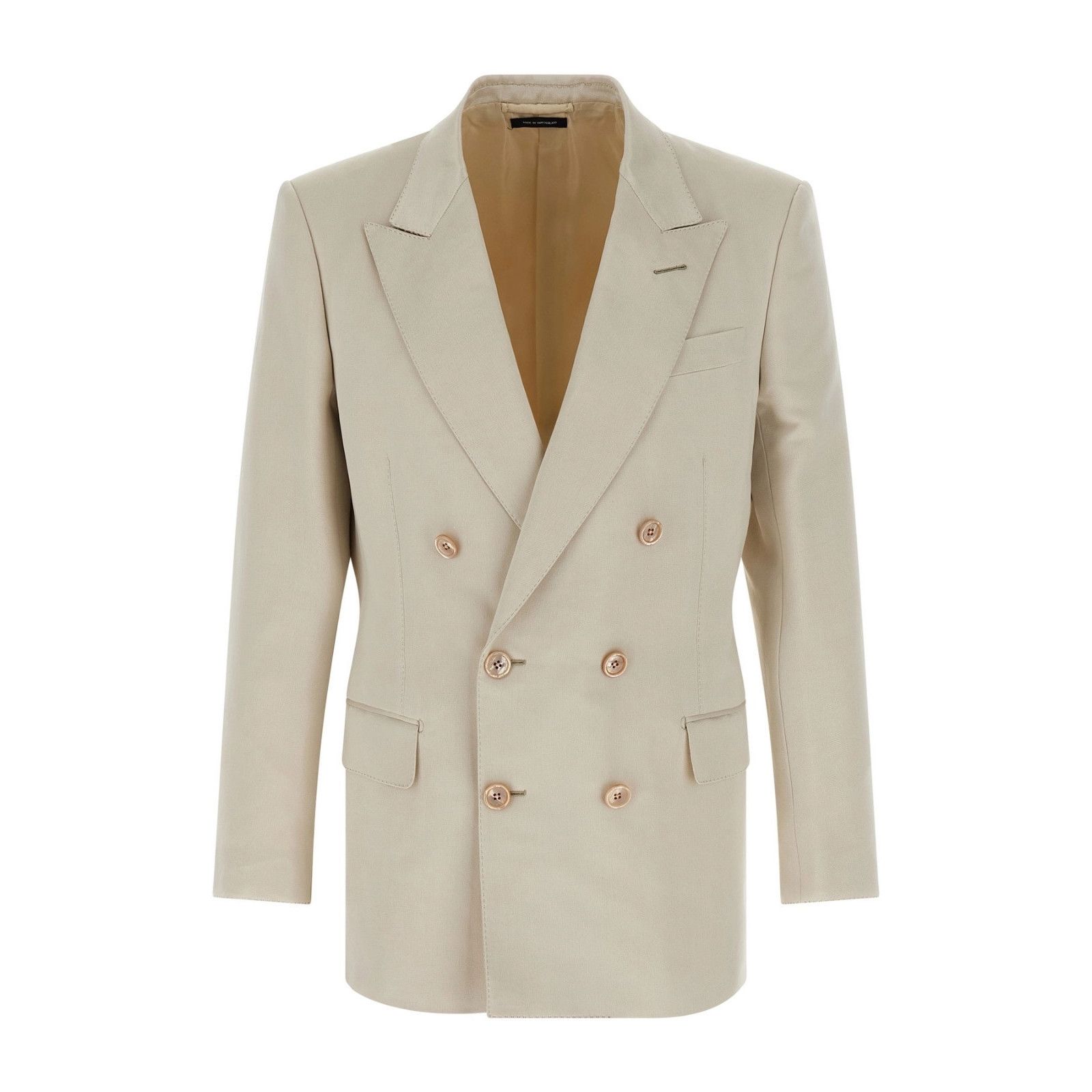 Tom Ford TOM FORD Beige Wool Blazer Jacket New & Authentic (Men's siz Size US XXL / EU 58 / 5 - 1 Thumbnail