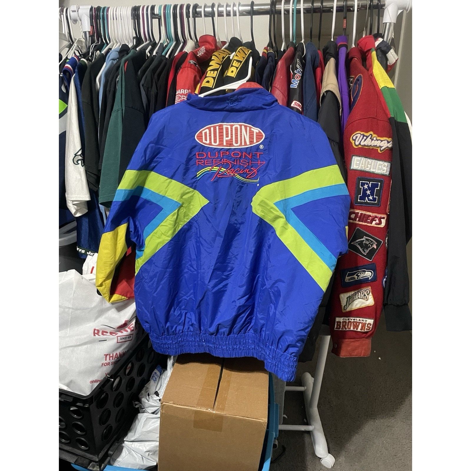 Chase Authentics Size L-VTG Jeff Gordon NASCAR Jacket Men Chase Authentics Size US L / EU 52-54 / 3 - 3 Thumbnail