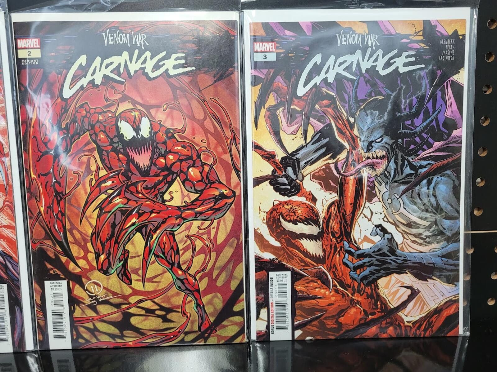 Marvel Comics Venom War: Carnage #1-3 Complete Set - Marvel 2024 NM Size ONE SIZE - 3 Thumbnail