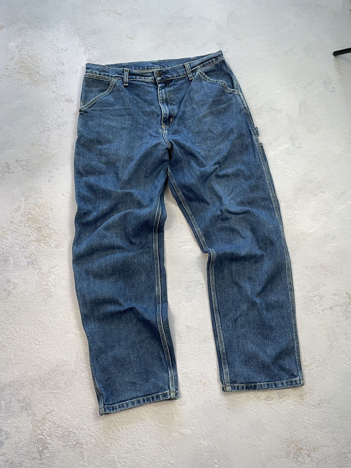 Carhartt Carhartt Single Knee Baggy Denim Pants Vintage Size US 34 / EU 50 - 3 Thumbnail