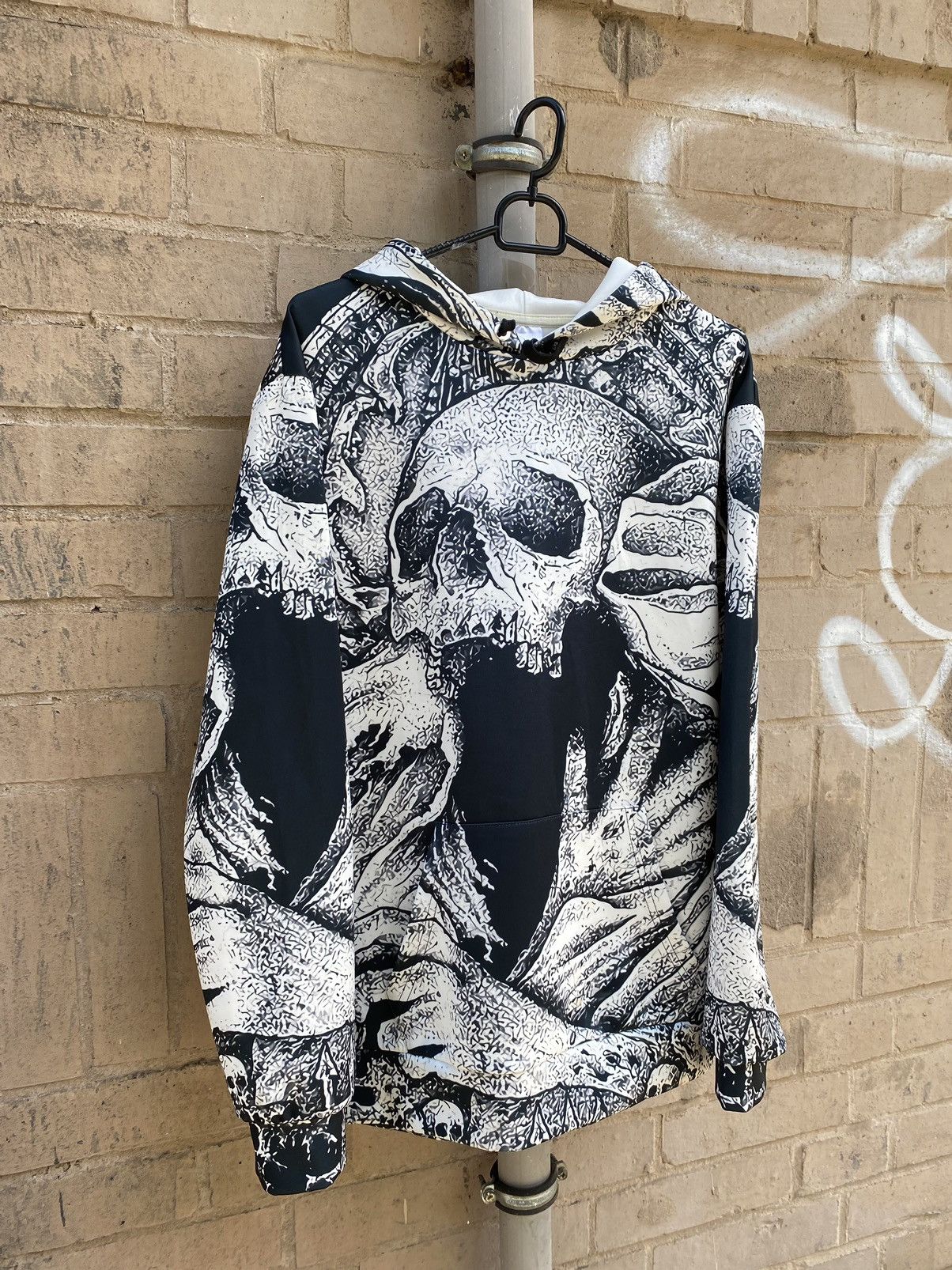 Affliction × Ed Hardy Black grey vintage retro y2k 00s hoodie affliction style Size US L / EU 52-54 / 3 - 2 Thumbnail