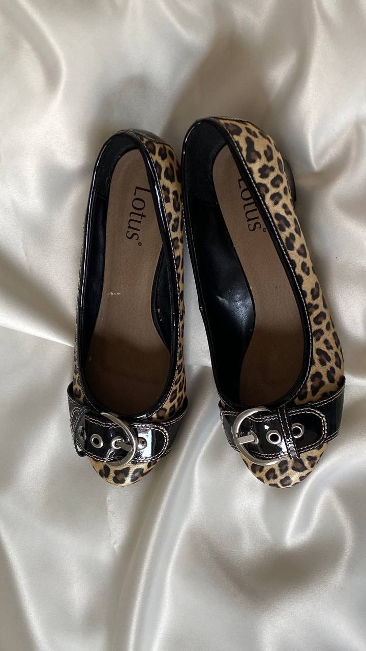 Vintage Vintage leopard ballerinas mules Size US 7.5 / IT 37.5 - 3 Thumbnail