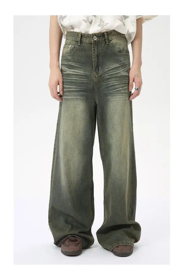 Jean Matsumaru x Kon Baggy Wide Leg Denim Jeans Size US 33 - 6 Thumbnail