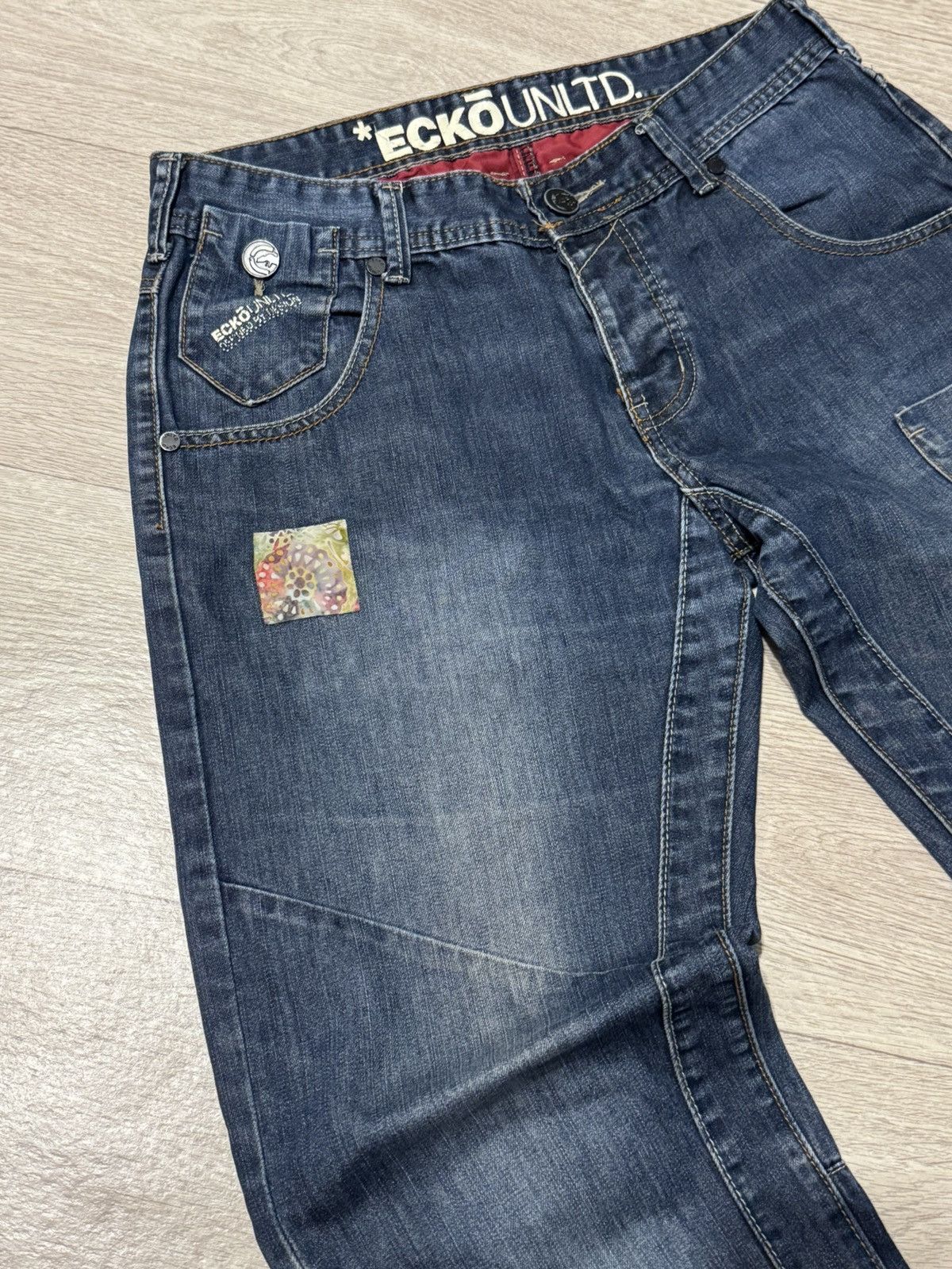 Ecko Unltd. 🔷Vintage Ecko Unltd. Crazy Jeans 90s🔷 Size US 32 / EU 48 - 6 Thumbnail