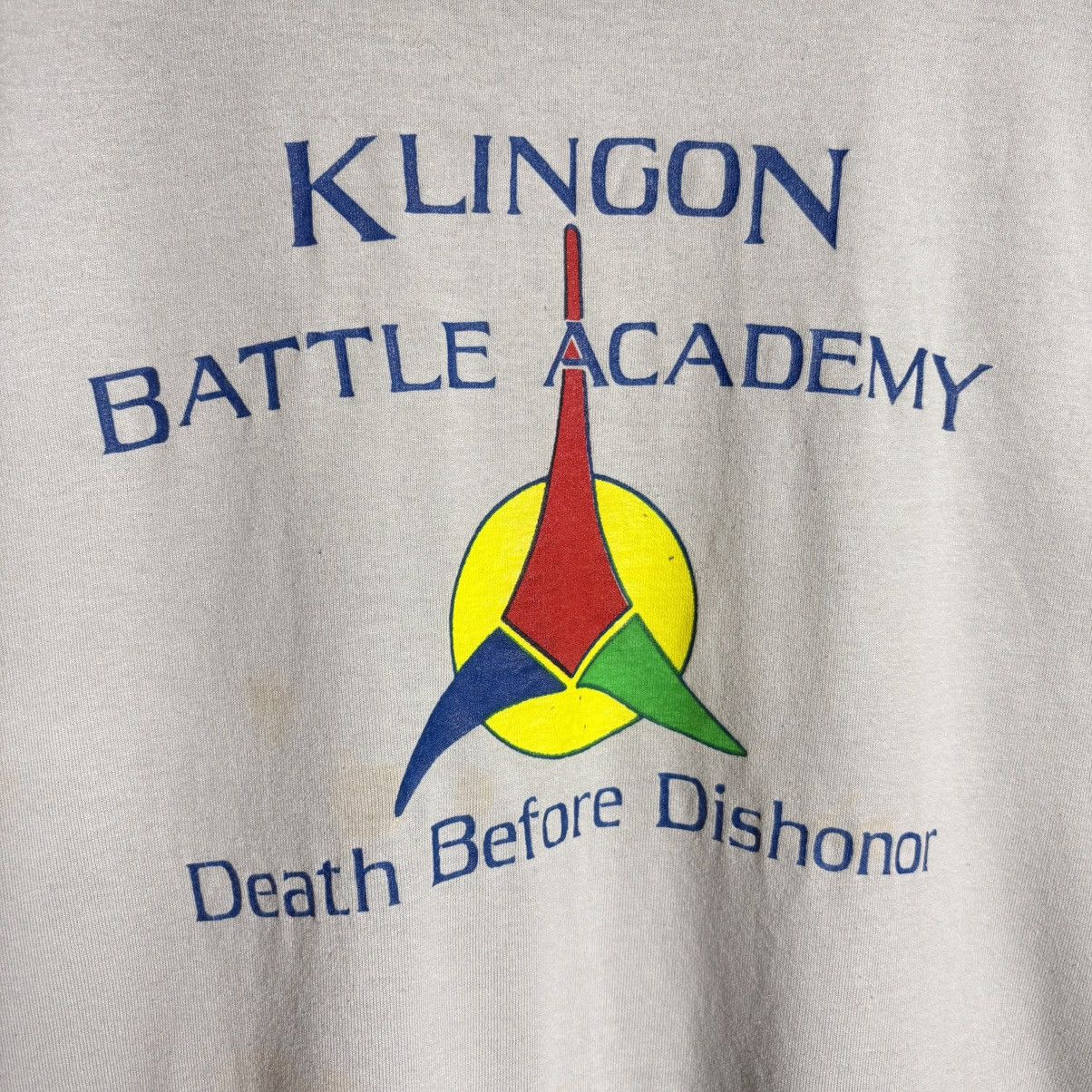 Vintage Vintage 80s Star Trek Death Before Dishonor Movie T-Shirt Size US L / EU 52-54 / 3 - 2 Thumbnail