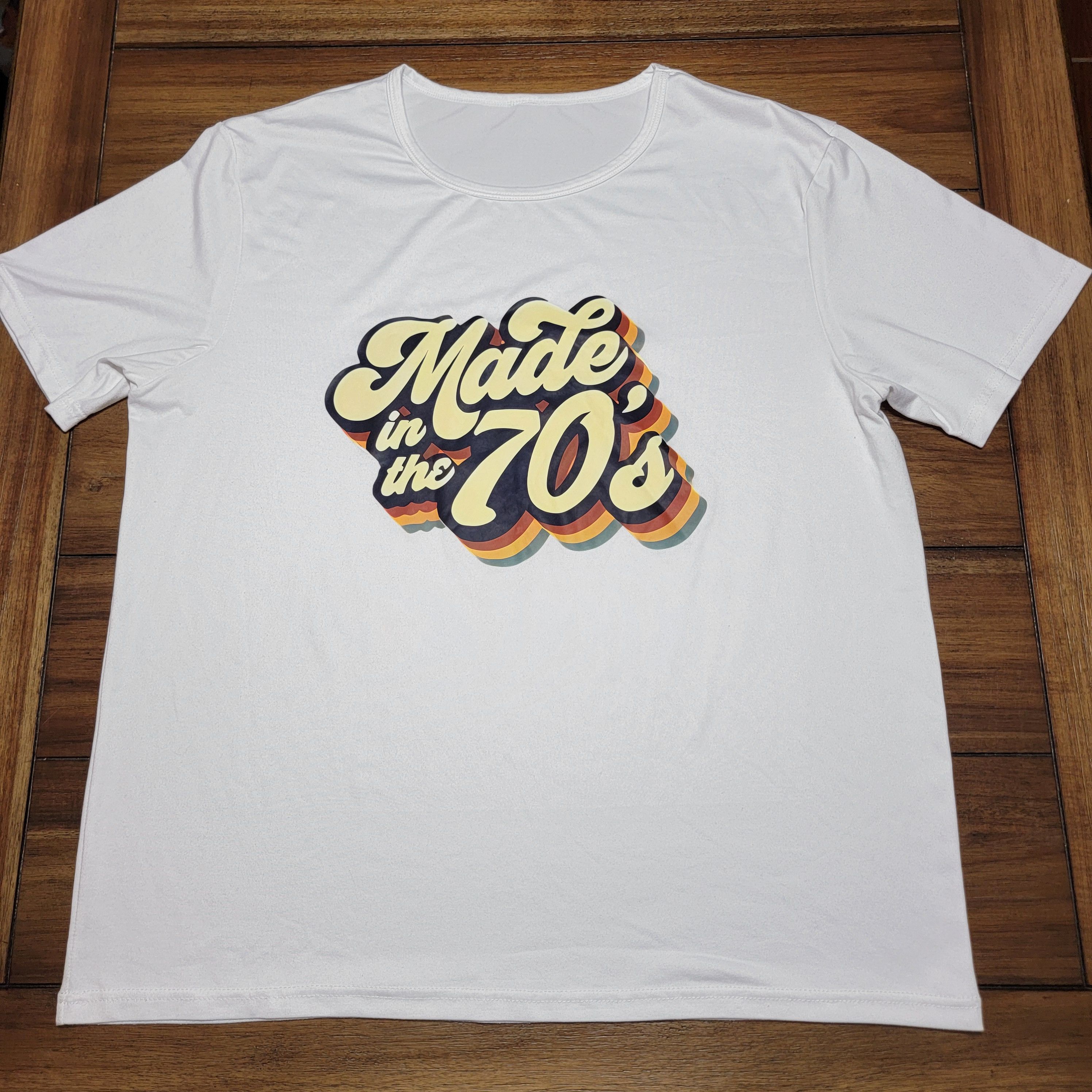 Other Made In The 70's SS White Tee Size L / US 10 / IT 46 - 1 Thumbnail