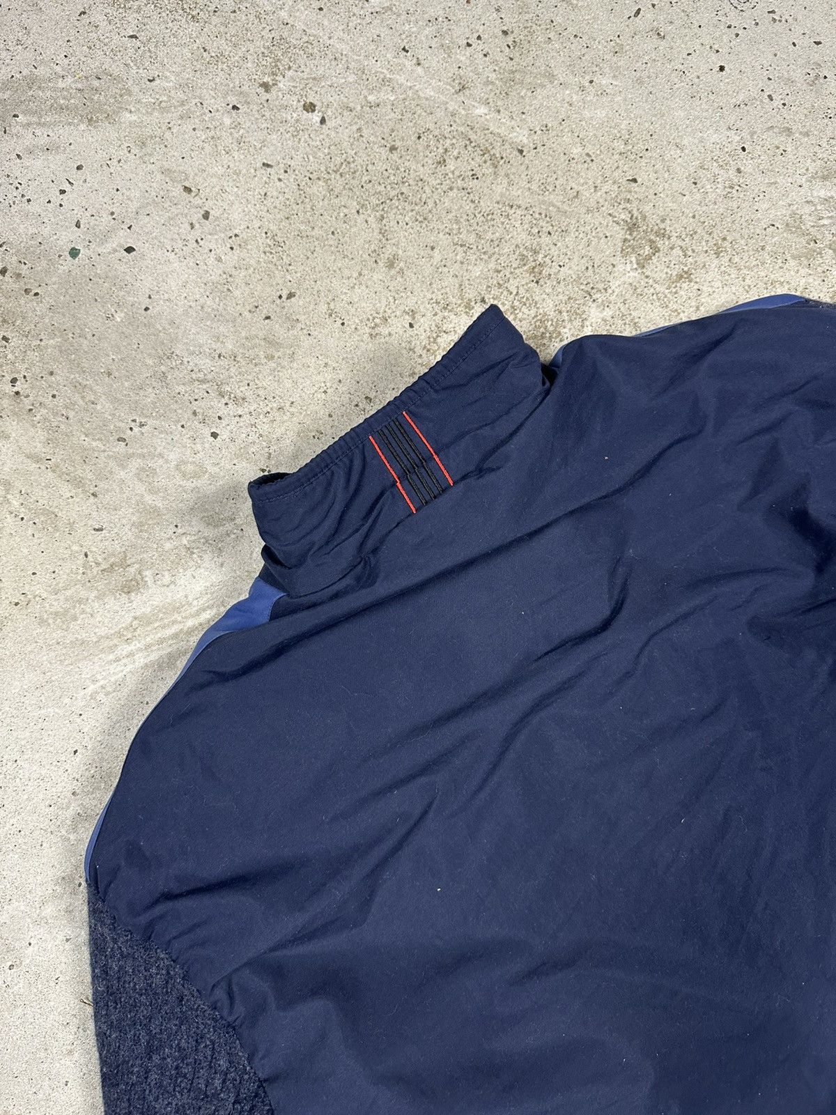 Burberry Vintage Y2K Burberry Golf Navy Track Jacket Wool Lining Size US XL / EU 56 / 4 - 16 Thumbnail