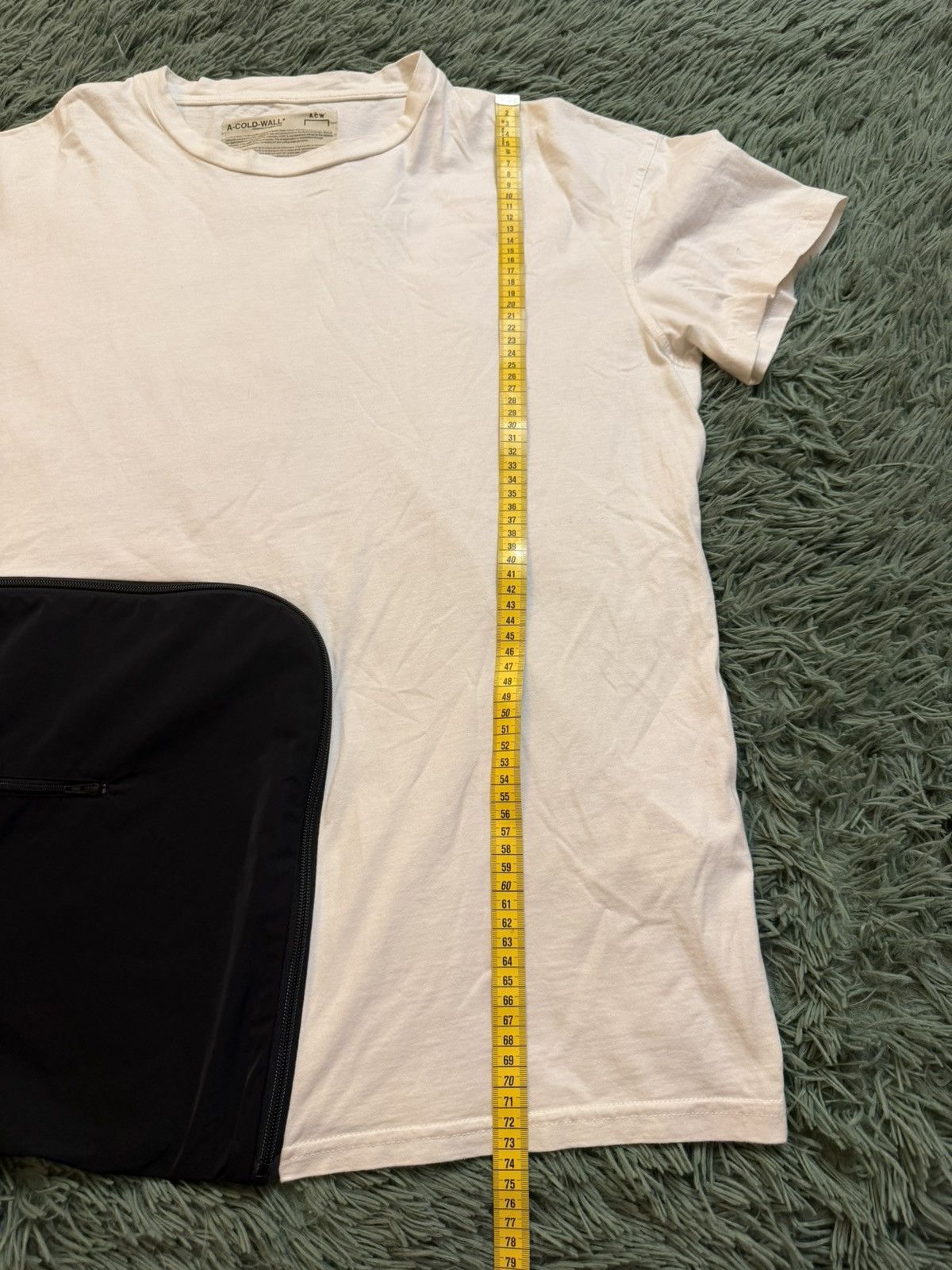 A-COLD-WALL* A-Cold-Wall* Zipper Pocket Short T-Shirt 'White' Size XL Size US XL / EU 56 / 4 - 16 Thumbnail