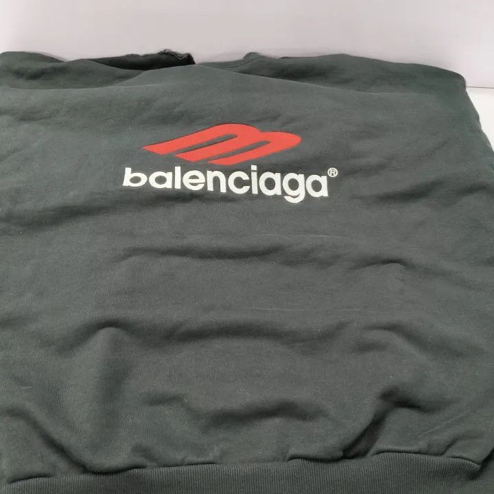 Balenciaga Balenciaga SS24 Logo Print Long Sleeve Sweatshirt 0079-2507 Size US S / EU 44-46 / 1 - 9 Thumbnail