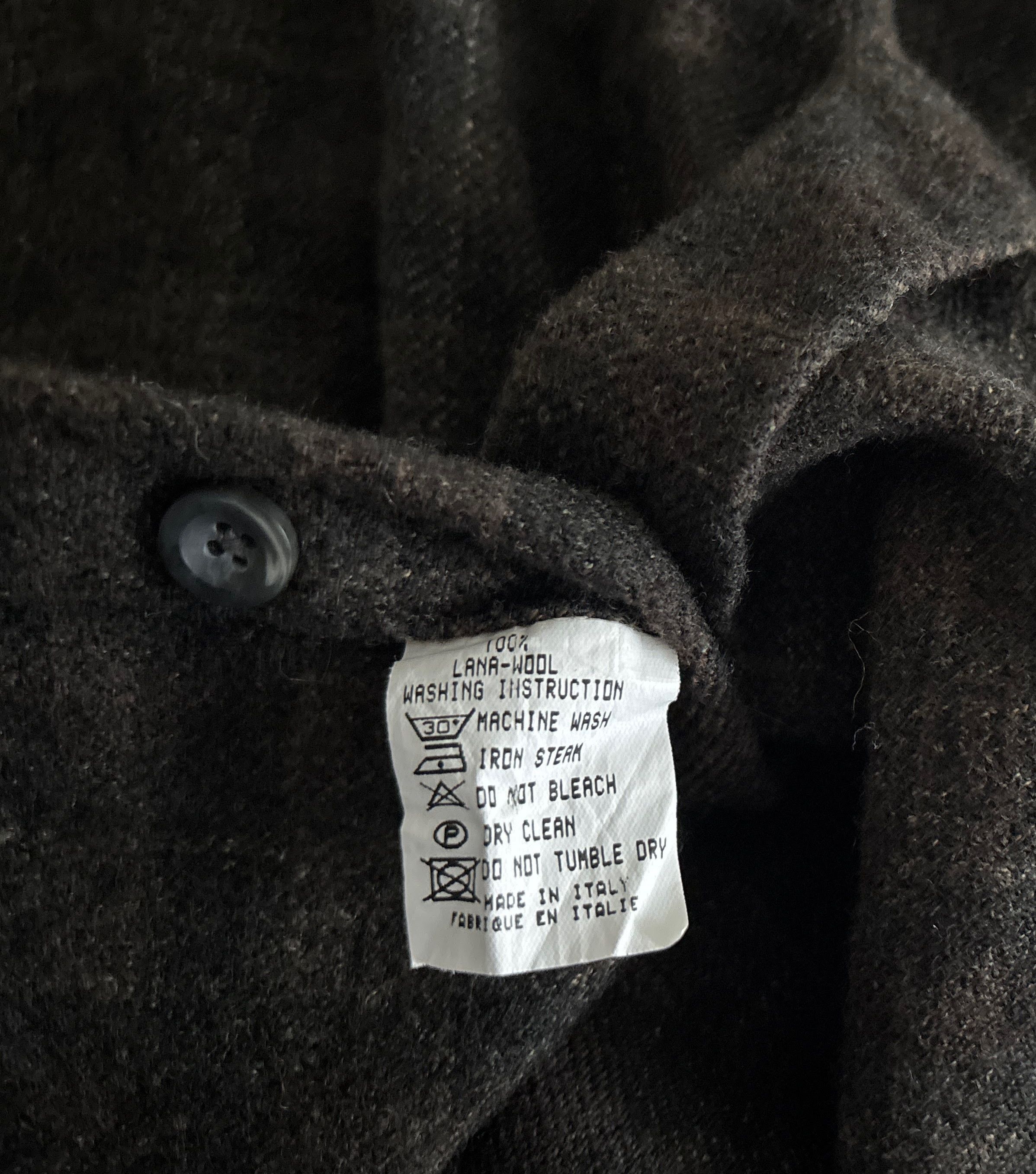 Inis Meain $398 Brown Wool Plaid Button up Flannel Shirt Italy Size US M / EU 48-50 / 2 - 9 Thumbnail