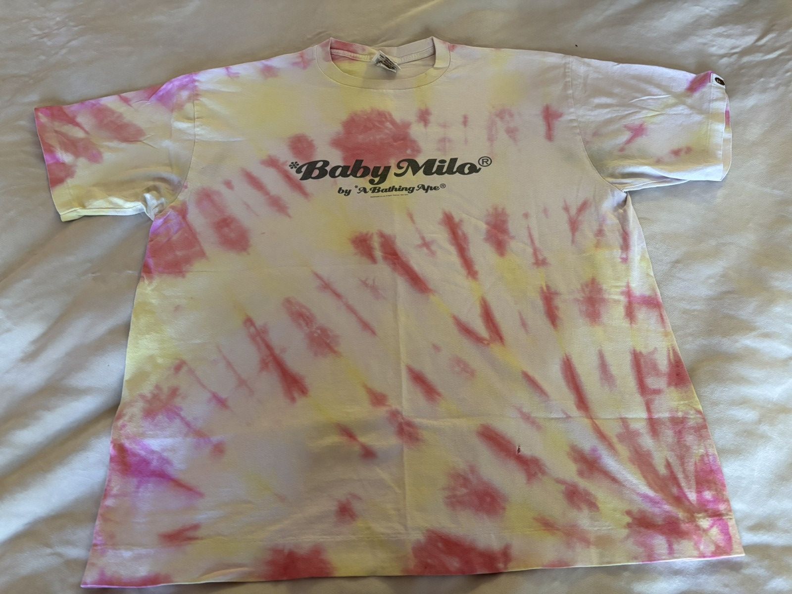 Bape A Bathing Ape Baby Milo Tie-Dye Graphic T-Shirt