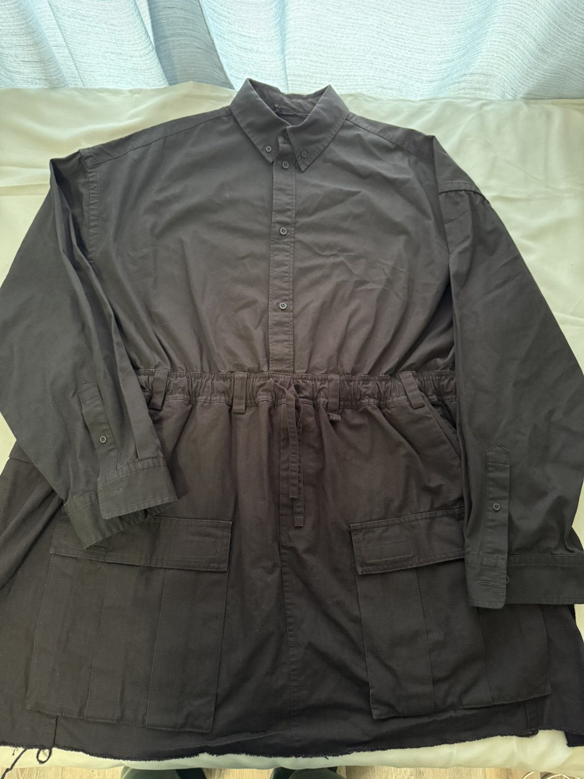 Balenciaga Balenciaga Unisex Patched Cargo Shirt Size US M / EU 48-50 / 2 - 1 Thumbnail
