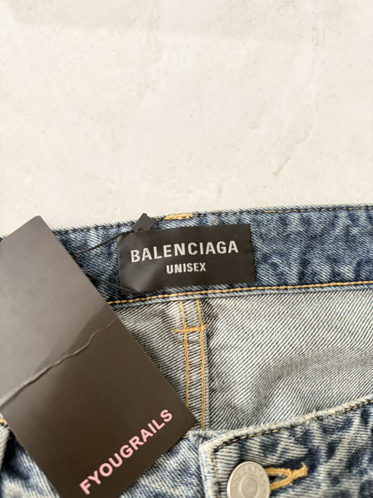 Balenciaga Balenciaga Distressed Mud Show Denim Sz.L Size US 36 / EU 52 - 11 Thumbnail