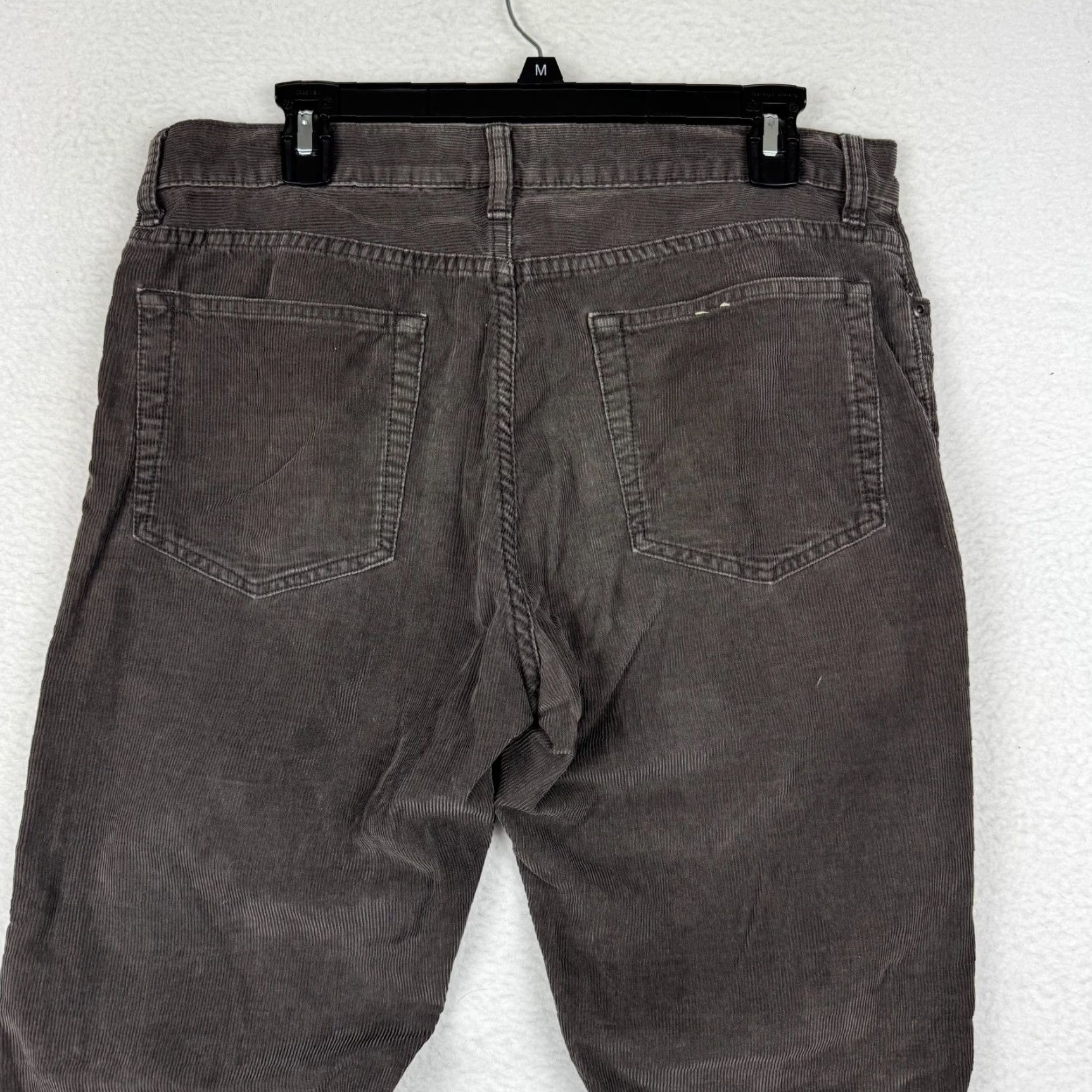 J.Crew J. Crew Men’s 32x34 Gray Slim Straight Corduroy Chino Pants Casual Preppy Size US 32 / EU 48 - 4 Thumbnail