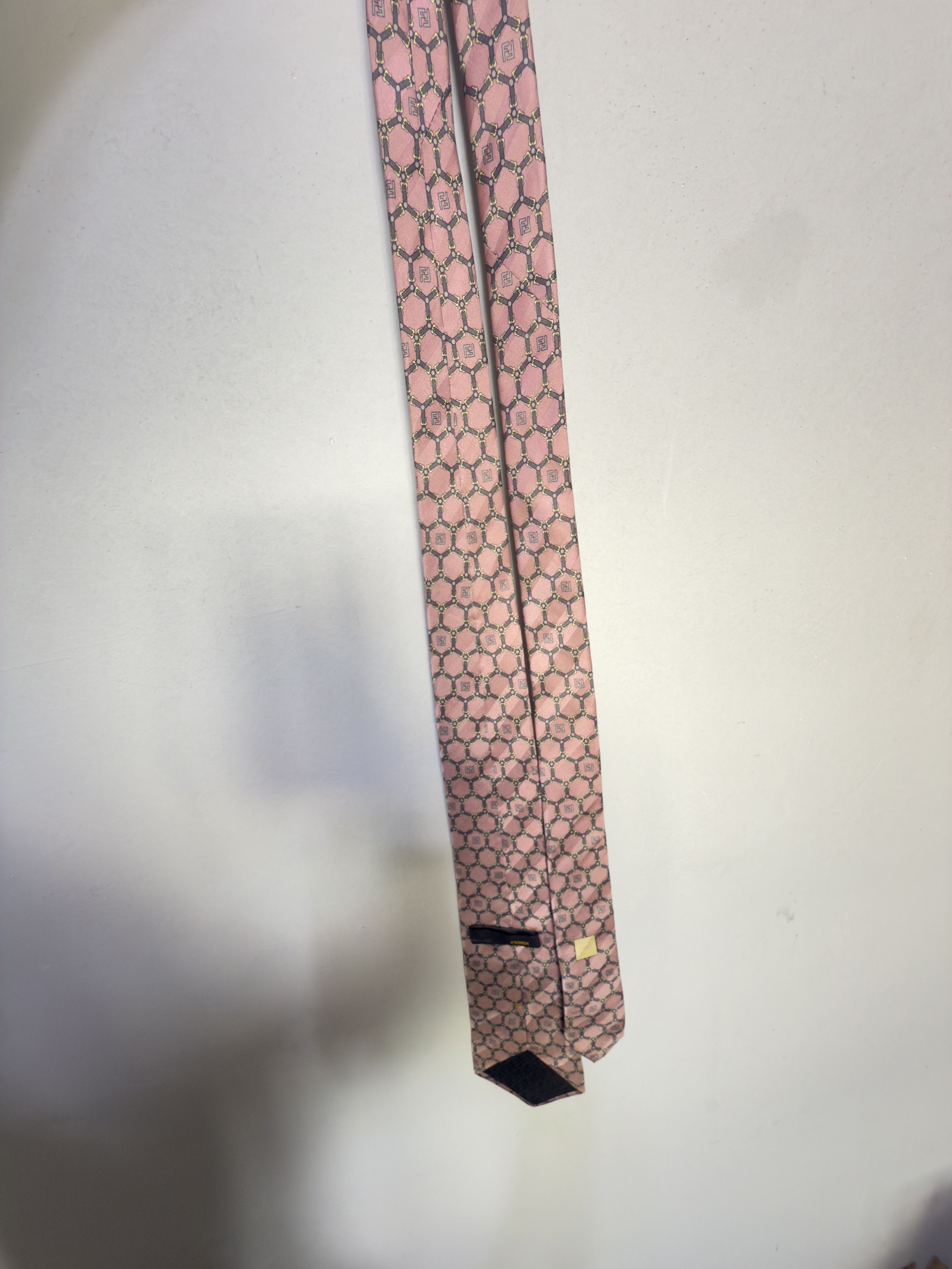 Fendi 🔥 ff fendi tie new pink monogram Size ONE SIZE - 4 Thumbnail