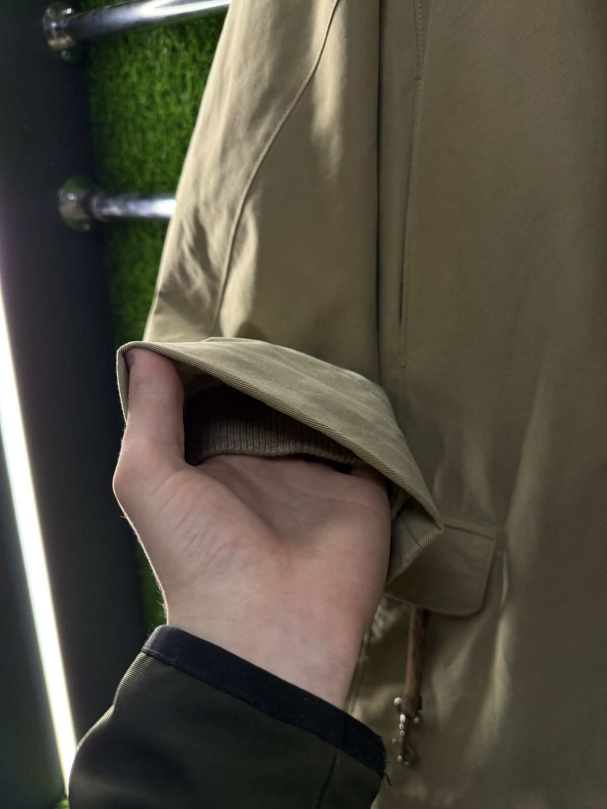 Loro Piana Loro Piana Beige Storm System Car Coat Jacket LuxuryRaincoat Size US XL / EU 56 / 4 - 9 Thumbnail