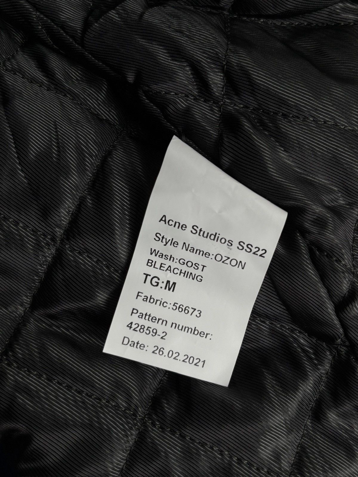 Acne Studios Acne Studios Sample Face Canvas Padded Bomber Jacket Size US M / EU 48-50 / 2 - 17 Thumbnail