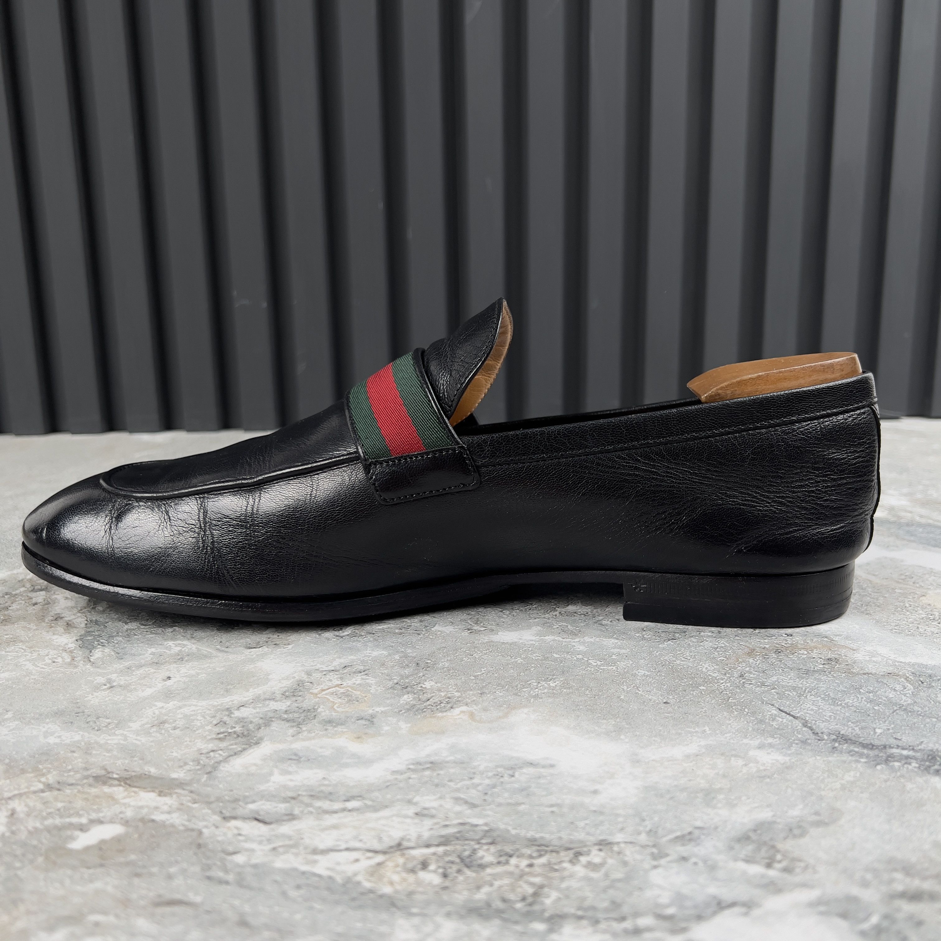 Gucci GUCCI Donnie Web Double GG Loafers Heels Leather Size US 10.5 / EU 43-44 - 6 Thumbnail