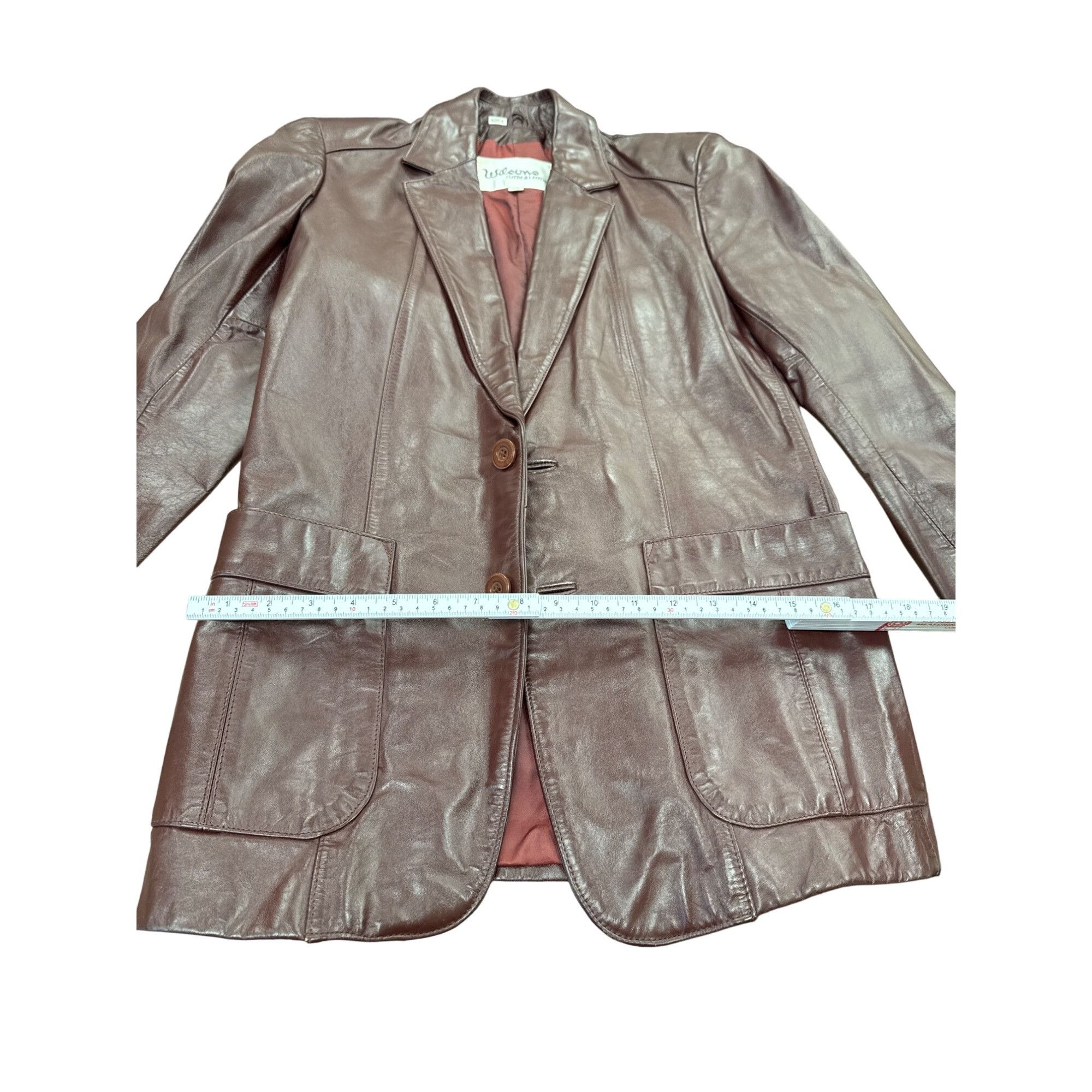 Vintage Wilsons Suede & Leather Mens Brown Blazer Jacket Size 36 SKU Size US XXS / EU 40 - 5 Thumbnail