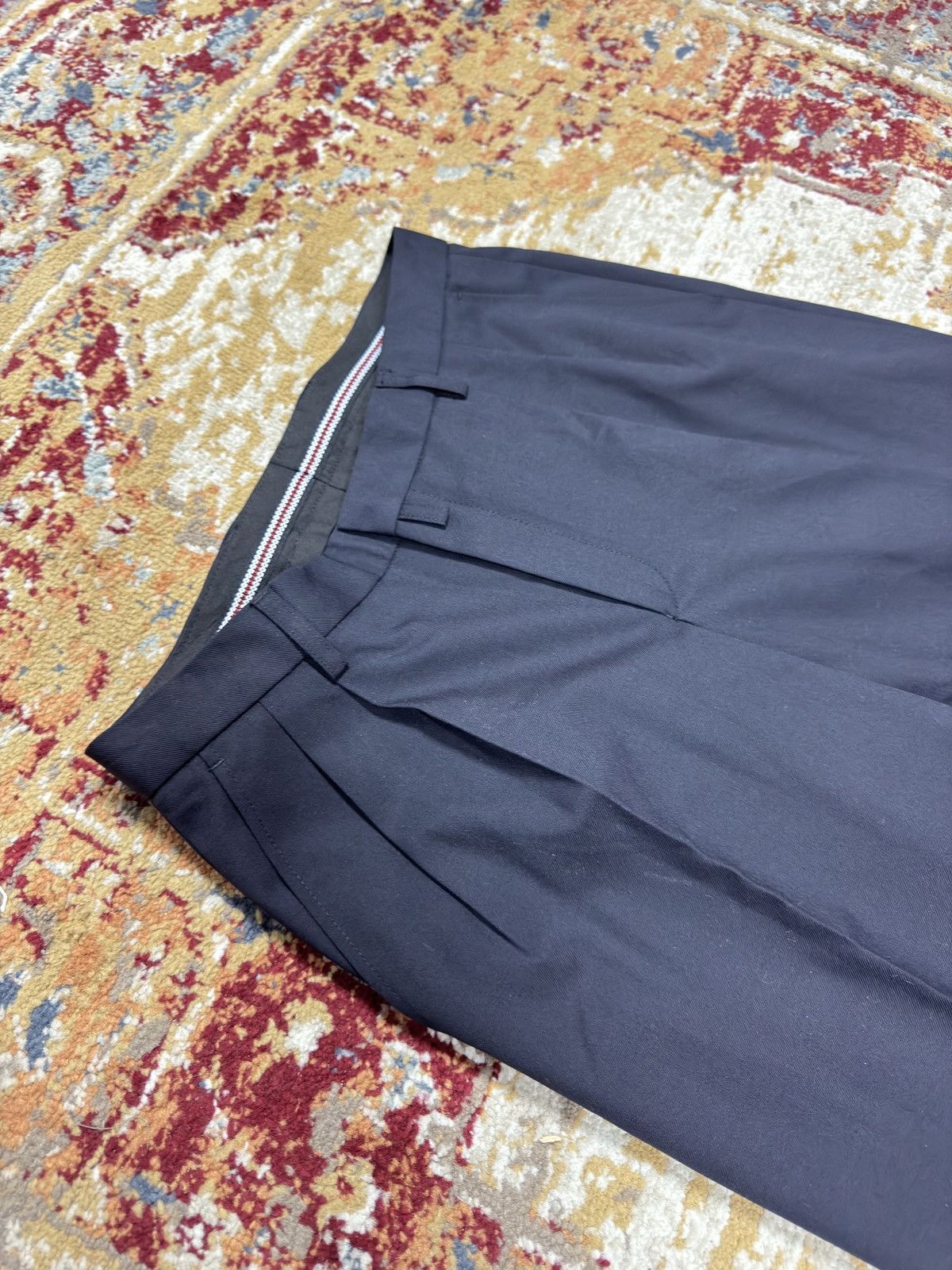 Other 1980s Wool Suit Pants Baggy Trousers Blend Balenciaga Rick Size US 30 / EU 46 - 2 Thumbnail