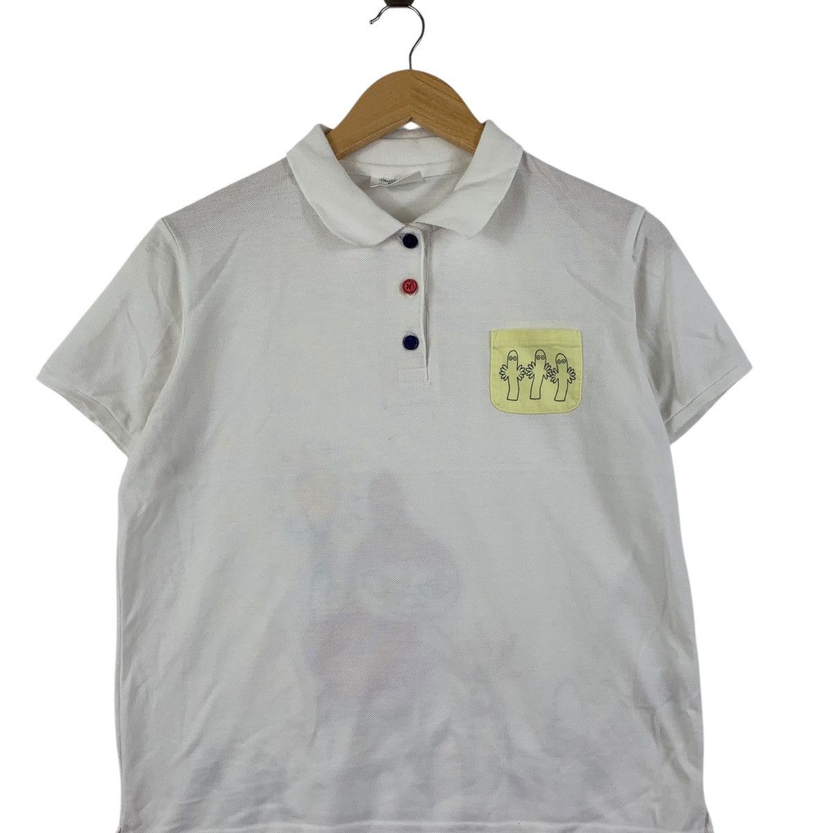 Vintage MOOMIN CHARACTERS Mymble Cartoon Comic Polo Tee Shirt Size S / US 4 / IT 40 - 2 Thumbnail