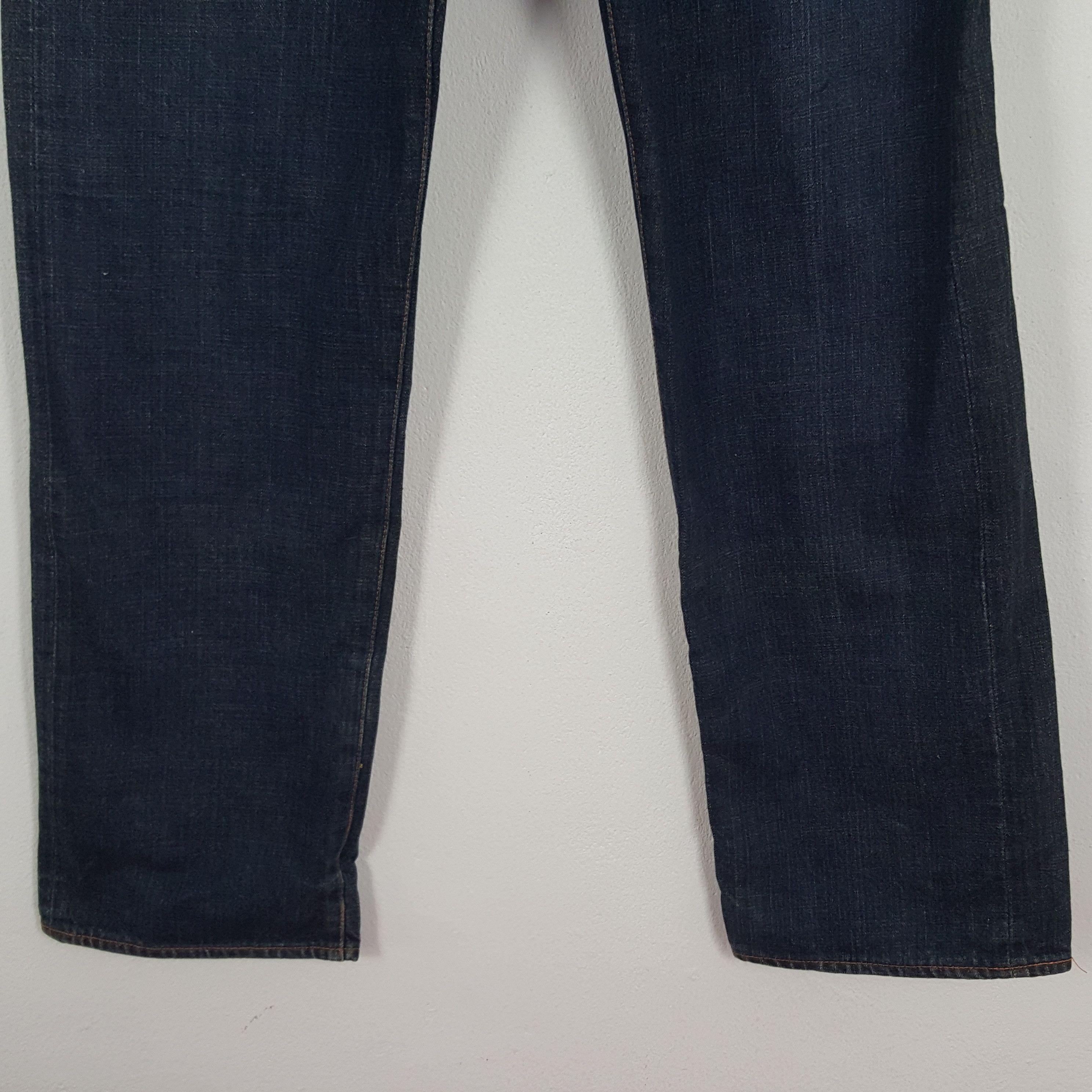 Evisu × Vintage Vintage Evisu Japan Leather Daicock Snake Design Denim Jeans Size US 31 - 6 Thumbnail