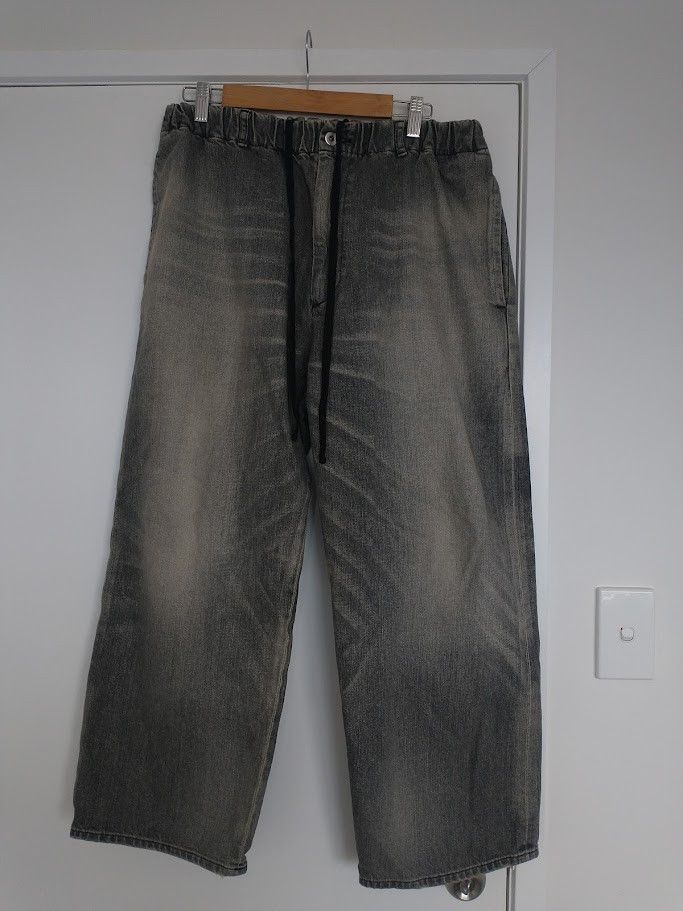 YOKO SAKAMOTO Yoko Sakamoto Elastic Denim Trousers Size US 30 / EU 46 - 2 Thumbnail