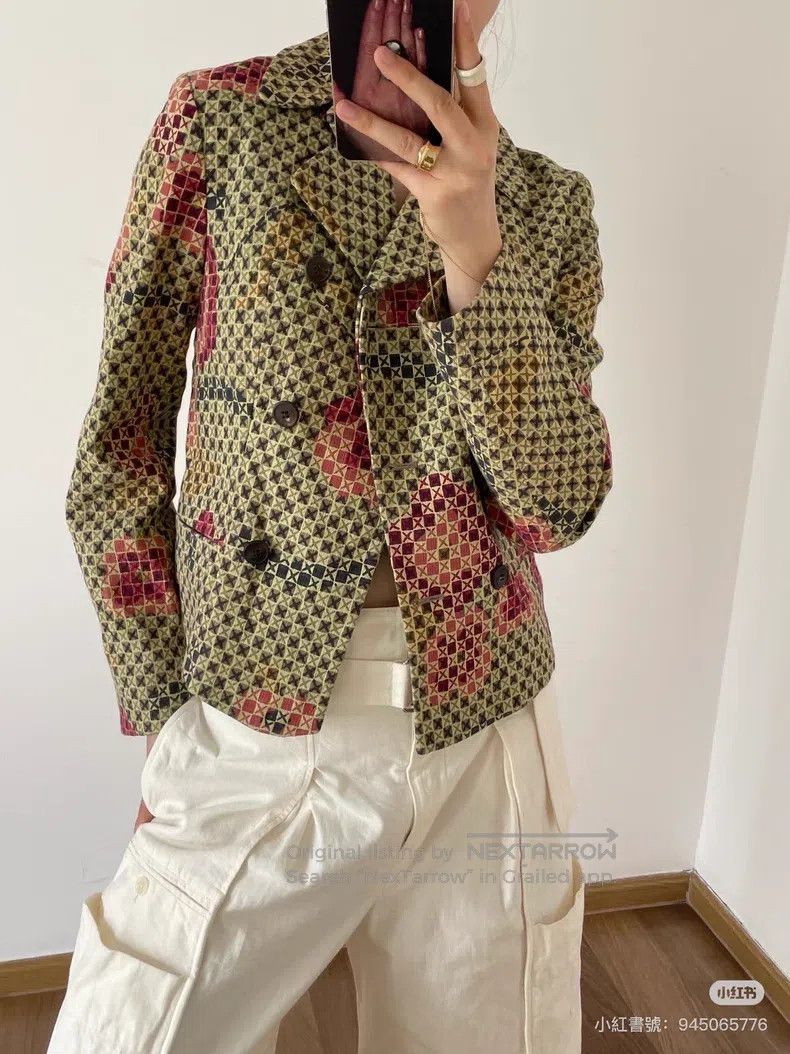 Dries Van Noten Dries Van Noten Mosaic Floral Top Coat Size S / US 4 / IT 40 - 8 Thumbnail