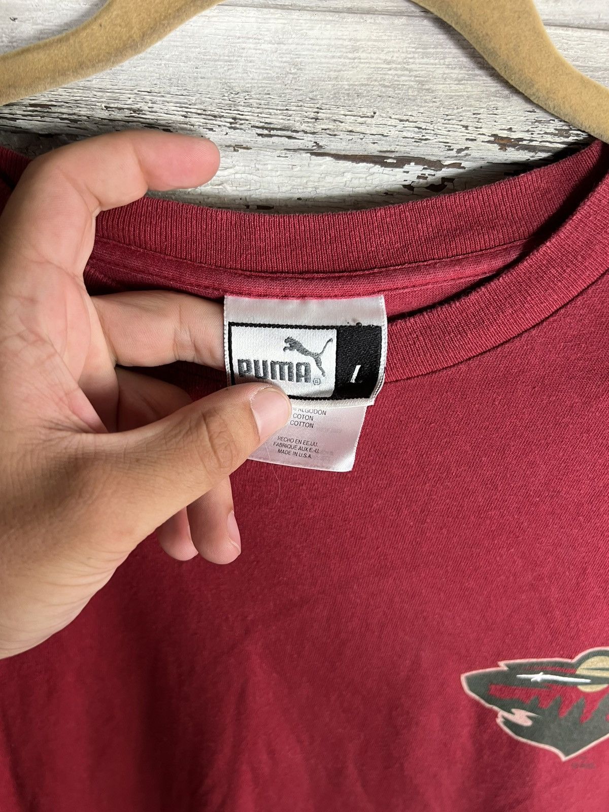 Puma × Vintage Vintage Minnesota Wild Long Sleeve Shirt Size US L / EU 52-54 / 3 - 5 Thumbnail