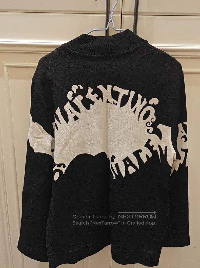 Valentino Valentino Knitted cardigan with letter zippers Size L / US 10 / IT 46 - 2 Thumbnail