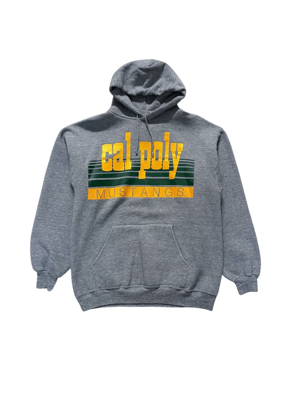 Jansport 90’s Cal Poly Mustangs Vintage 50/50 Hoodie Size US L / EU 52-54 / 3 - 1 Thumbnail