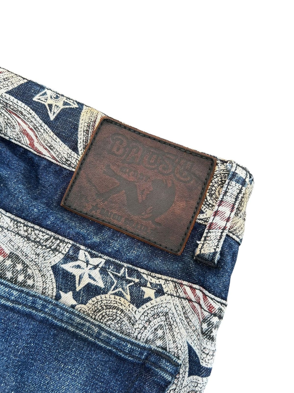 Hysteric Glamour × Japanese Brand × KMRii FLARE HAGI VINTAGE BATSU BOYS PUNK DISTRESSED DENIM JEANS Size US 30 / EU 46 - 11 Thumbnail