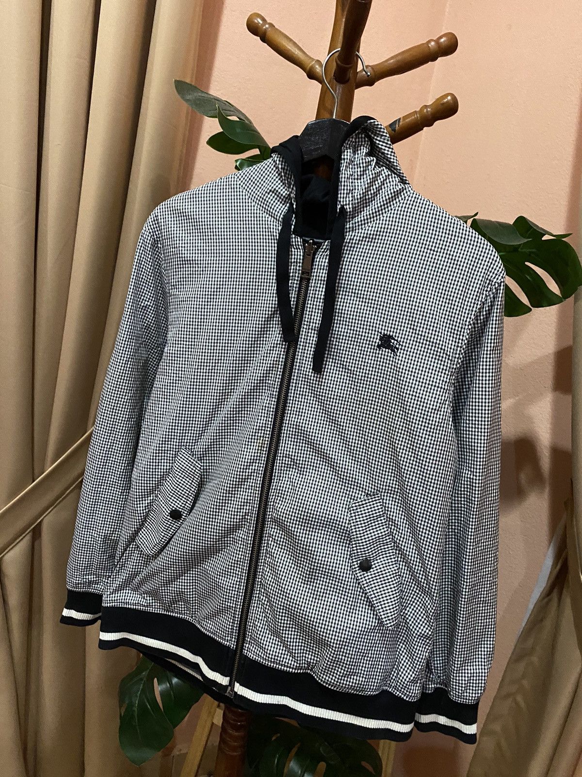 Burberry Authentic Burberry Black and White Gingham Jacket Size US S / EU 44-46 / 1 - 2 Thumbnail