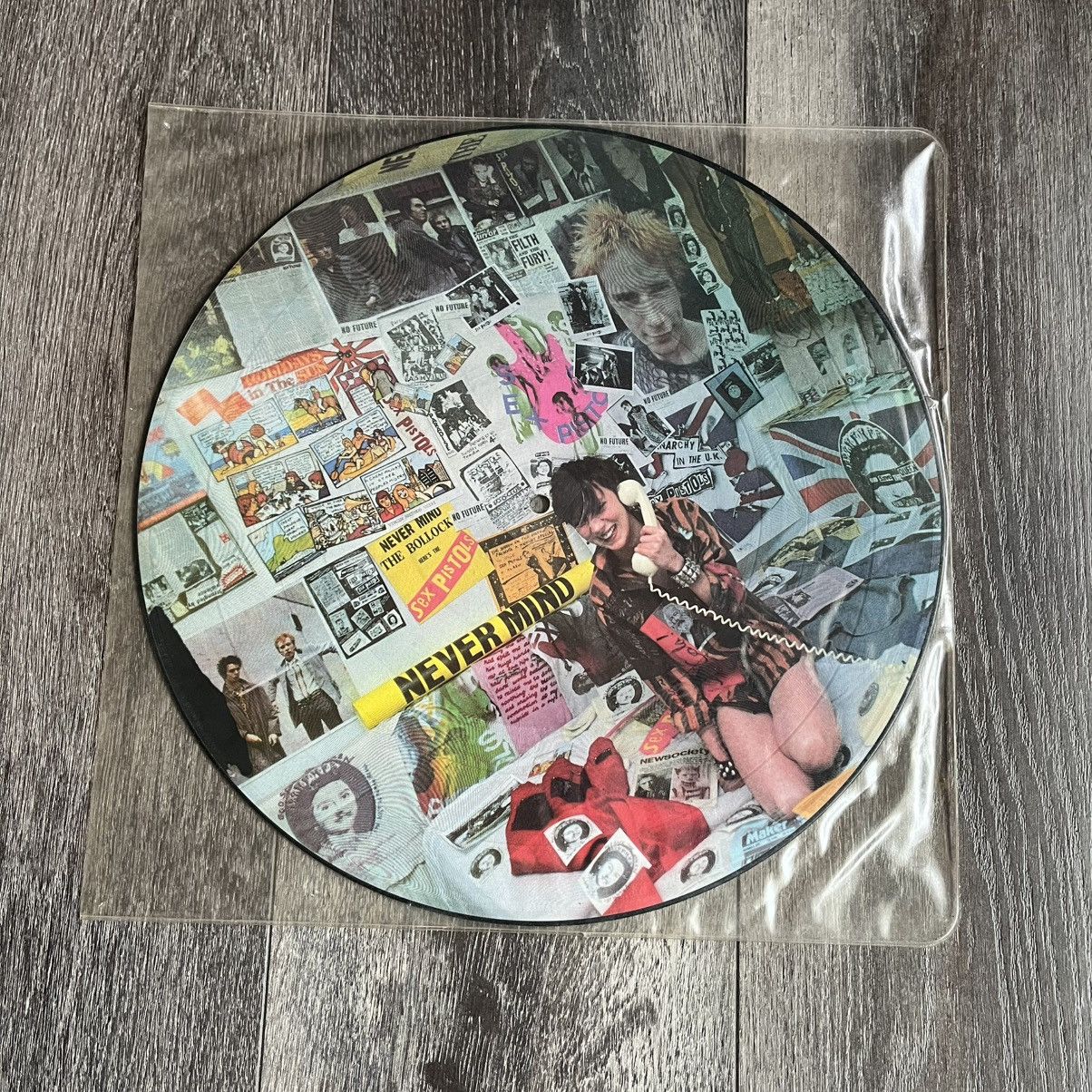 Band Tees Vintage 1986 The Sex Pistols Album Picture Disc Vinyl Record Size ONE SIZE - 2 Thumbnail
