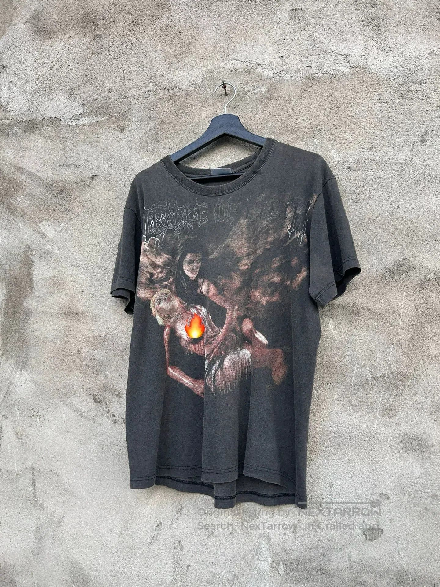 Vintage Vintage 90s Cradle Of Filth Tee. Size US M / EU 48-50 / 2 - 2 Thumbnail