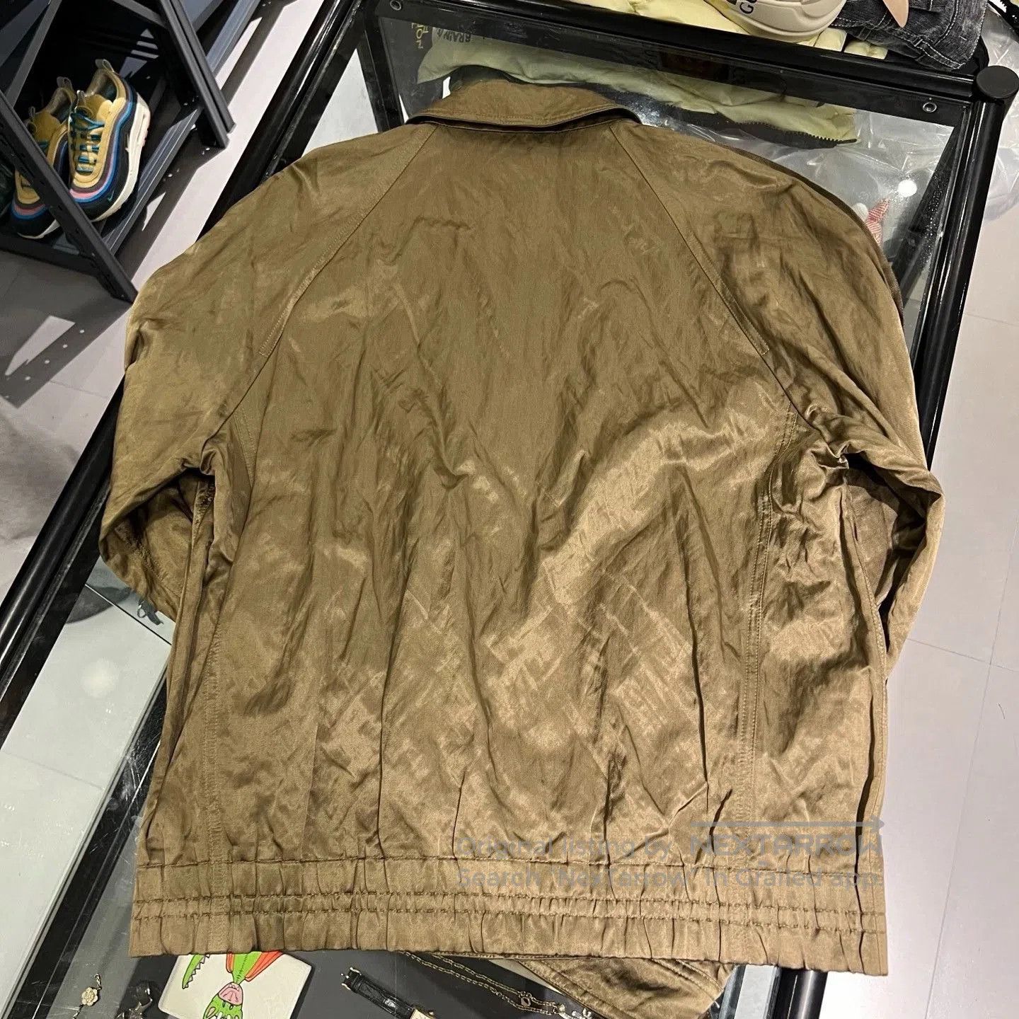 Yves Saint Laurent YSL Saint Laurent Gold Washed Metallic Jacket. Size US M / EU 48-50 / 2 - 5 Thumbnail