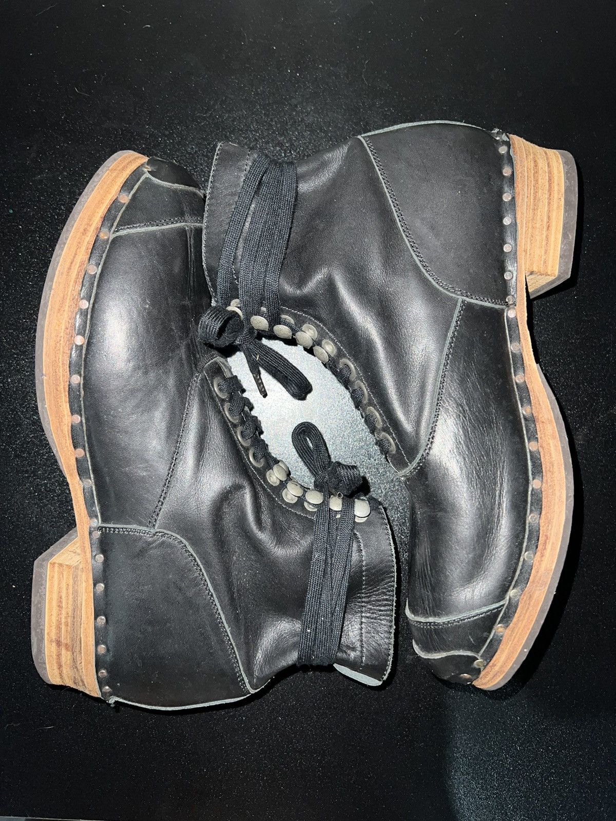 Number (N)ine Number (N)ine F/W 09 Clog Boots Size US 5.5 / EU 38 - 4 Thumbnail