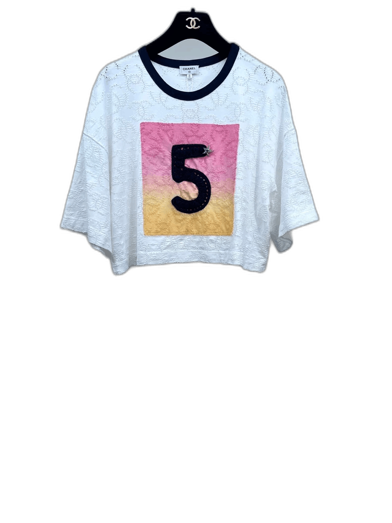 Chanel Chanel Number 5 Short Sleeve Tshirt -2505 Size US M / EU 48-50 / 2 - 1 Thumbnail