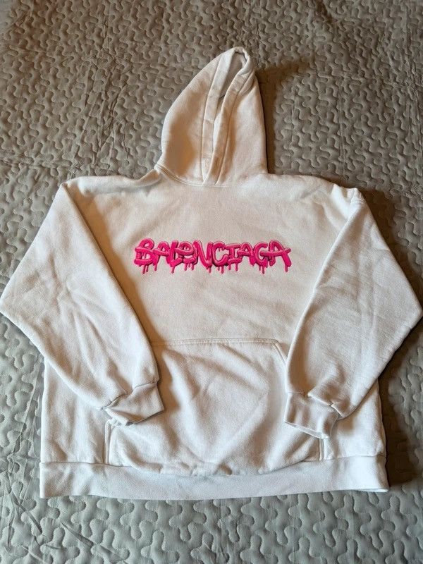 Balenciaga Balenciaga slime logo hoodie Size US M / EU 48-50 / 2 - 1 Thumbnail
