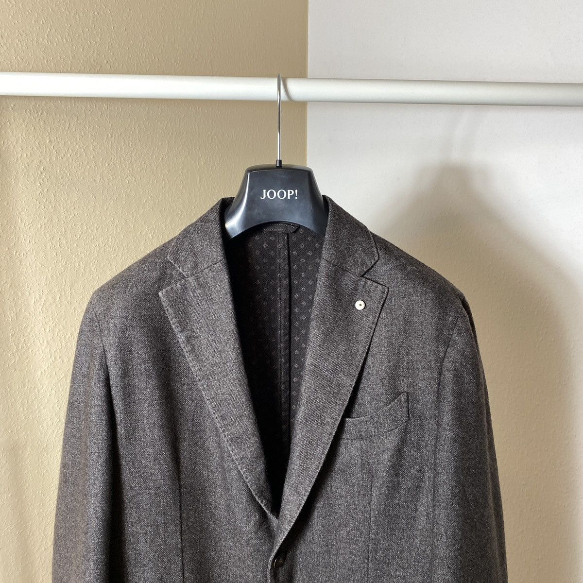 L.B.M. 1911 Wool & Polyester Blazer L.B.M 1911 Brown Size 48R - 17 Thumbnail